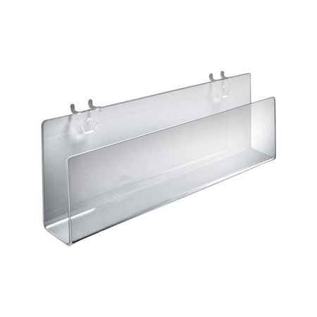 Azar Displays 13.5" W Acrylic Holder, PK2 556098